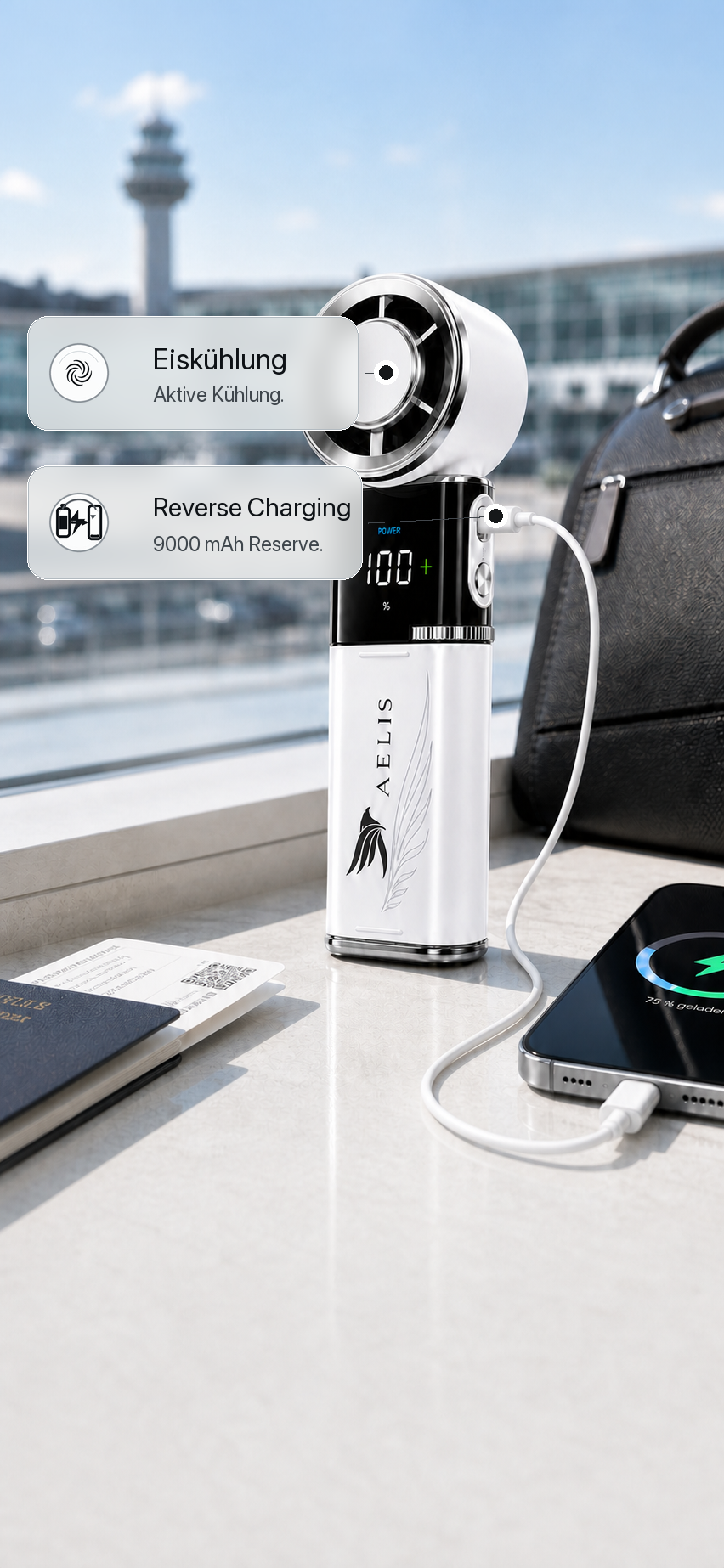 AELIS Performance mit Eiskühlung und Reverse Charging im Alltag